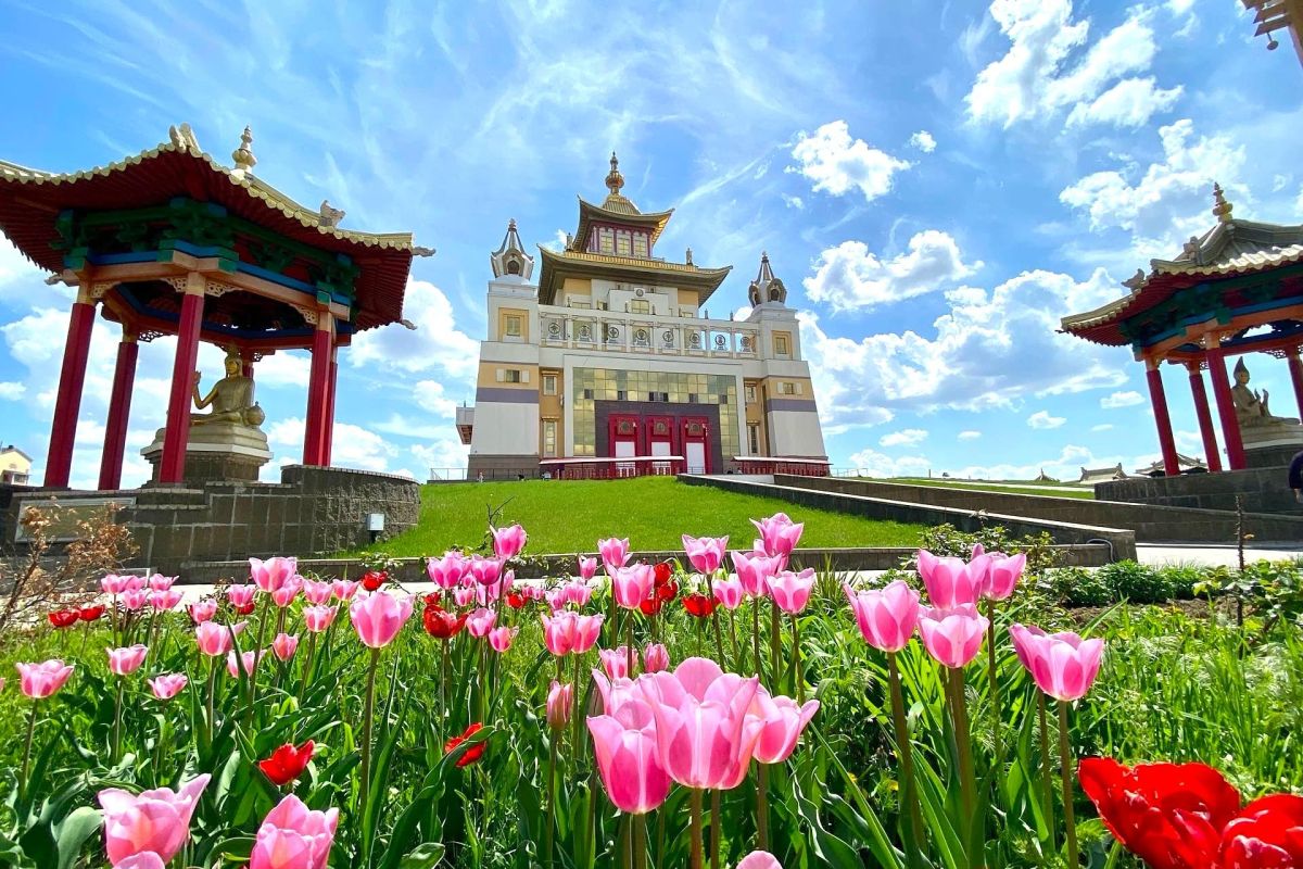 Калмыкия: буддийские храмы + цветение тюльпанов