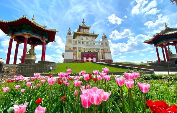 Калмыкия: буддийские храмы + цветение тюльпанов