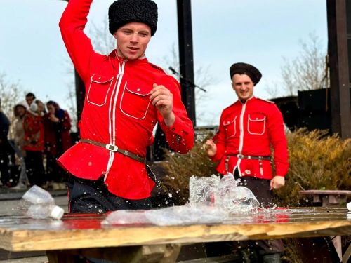 Пасхальные гуляния в Атамани