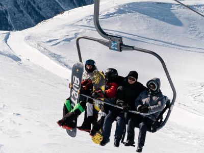 Горнолыжный Домбай за 1 день + термальный источник