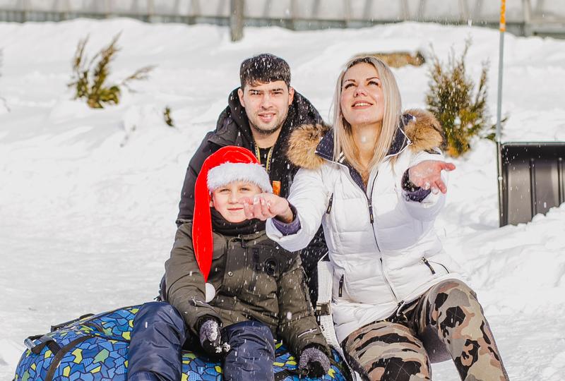 Снежный выходной в Лаго-Наки (катание на санках, ватрушках) + терм. источники
